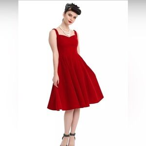 Hot Topic velvet swing dress